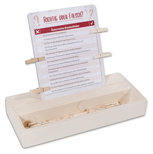 Setzleiste für Klammerkarten