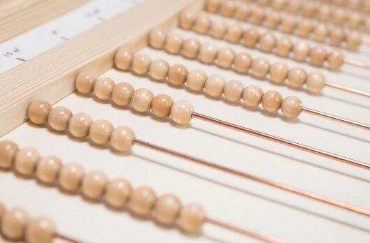 Rechenrahmen für Maßumwandlungen